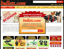 Tablet Screenshot of bullets.com